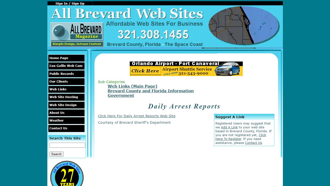 Brevard County Daily Arrest Reports | All Brevard Web Sites | Brevard ...